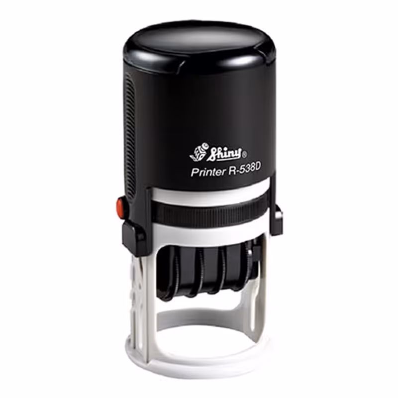 خرید دستگاه مهر شاینی تاریخ دار مدل R-538-D قطر 38 میل