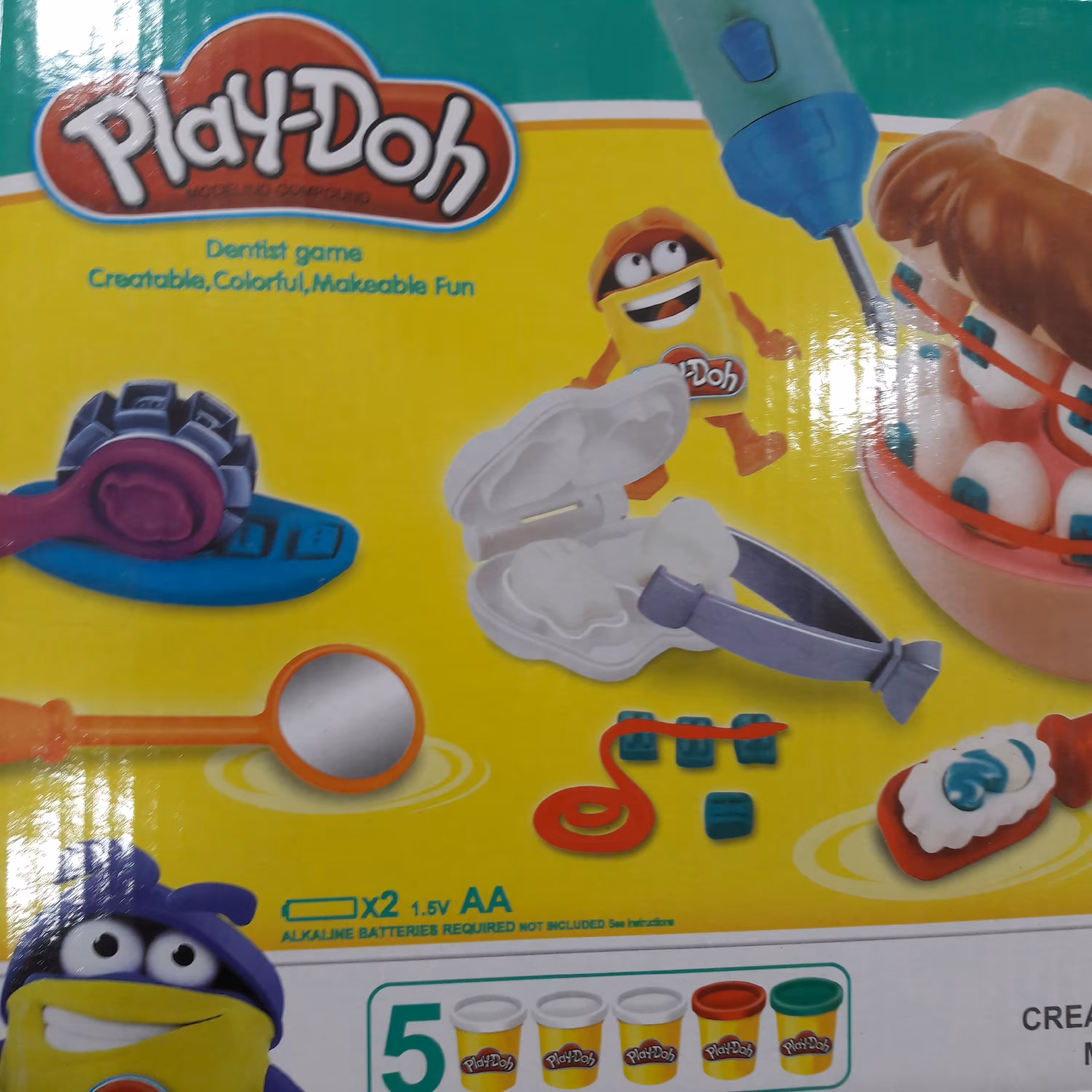 اسباب بازی خمیر بازی ست دندان پزشکی