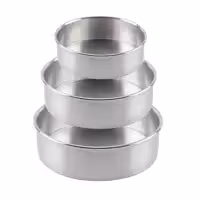 قالب کیک موج مدل گرد لبه کوتاه سایز 20 و 25 و 27 مجموعه 3 عددی


