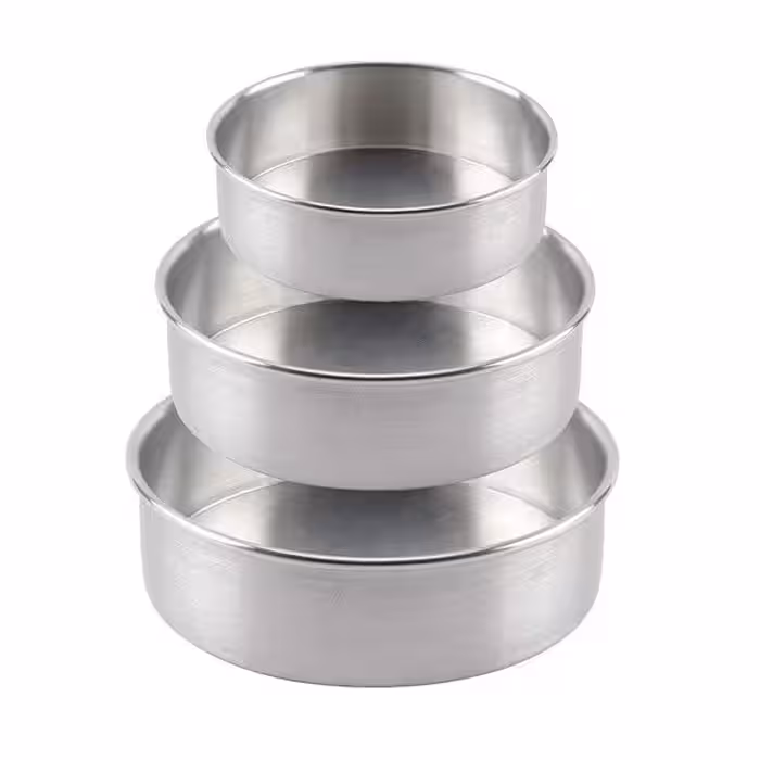 قالب کیک موج مدل گرد لبه کوتاه سایز 20 و 25 و 27 مجموعه 3 عددی


