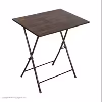 میز تحریر  تنظیم شو  تاشو و ضد خش(بدون صندلی) پایه بلند 60 - قهوه ای (پس کرایه)