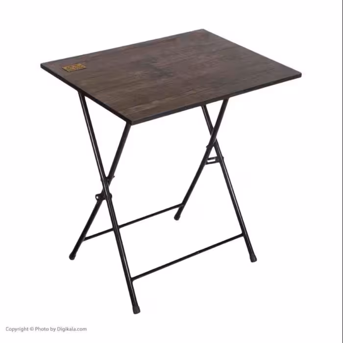 میز تحریر  تنظیم شو  تاشو و ضد خش(بدون صندلی) پایه بلند 60 - قهوه ای (پس کرایه)