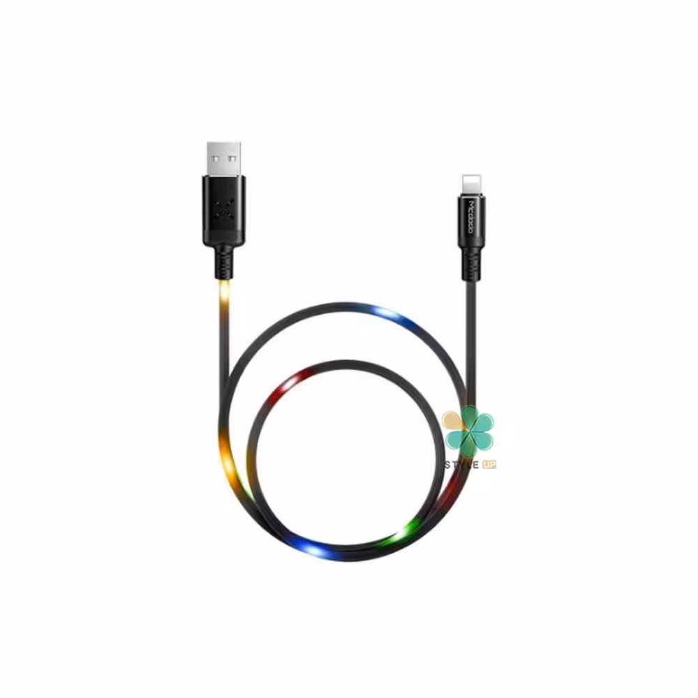 کابل شارژ لایتنینگ رقص نور دار مک دودو مدل Mcdodo CA-5841