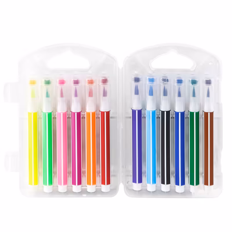 ماژیک رنگ آمیزی مدل مهر دار بسته 12 عددی