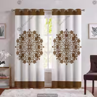 پرده چاپی طرح ساده و شیک SA-3932