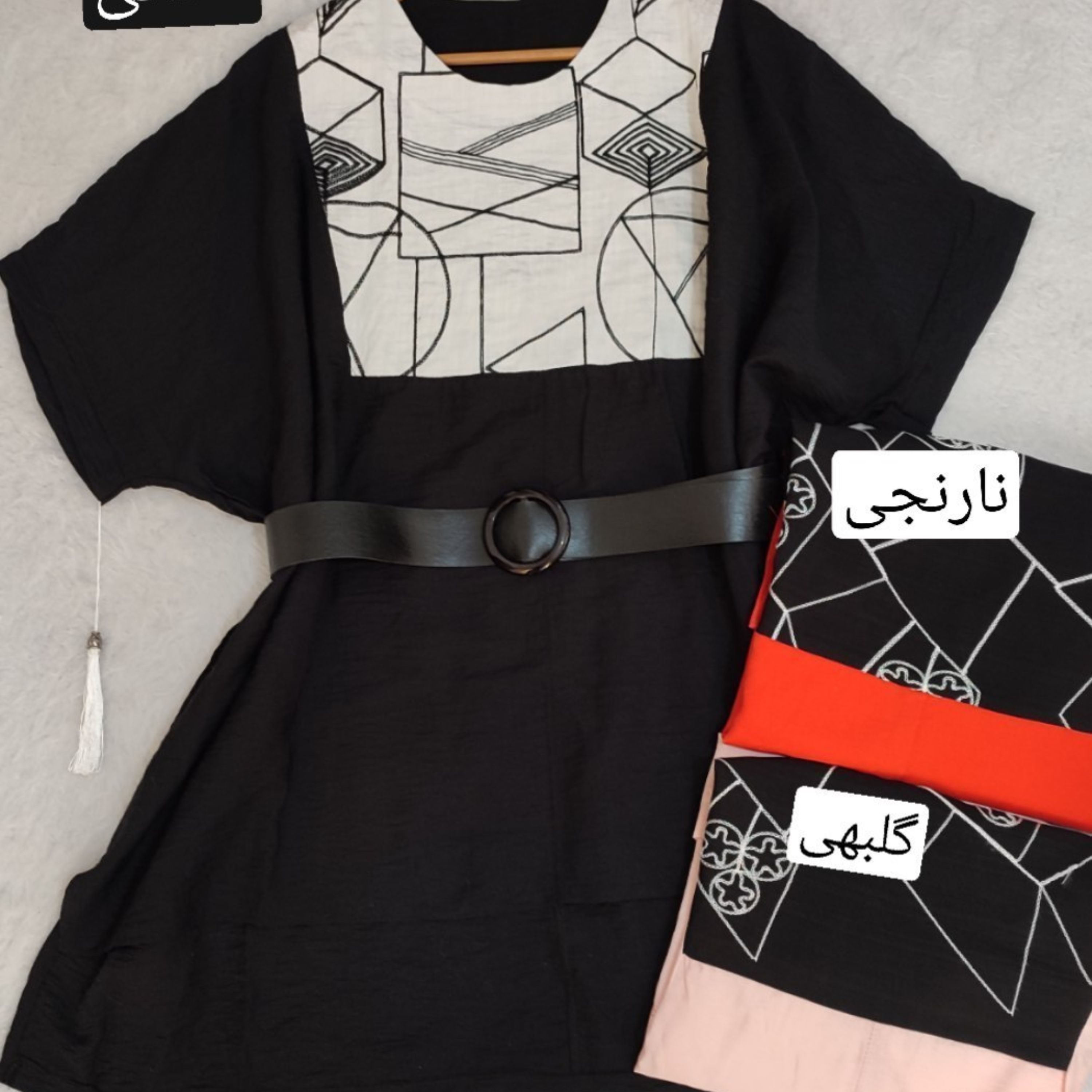 مانتو پانچ خامه دوزی با کیفیت تنخور بی نهایت زیبا