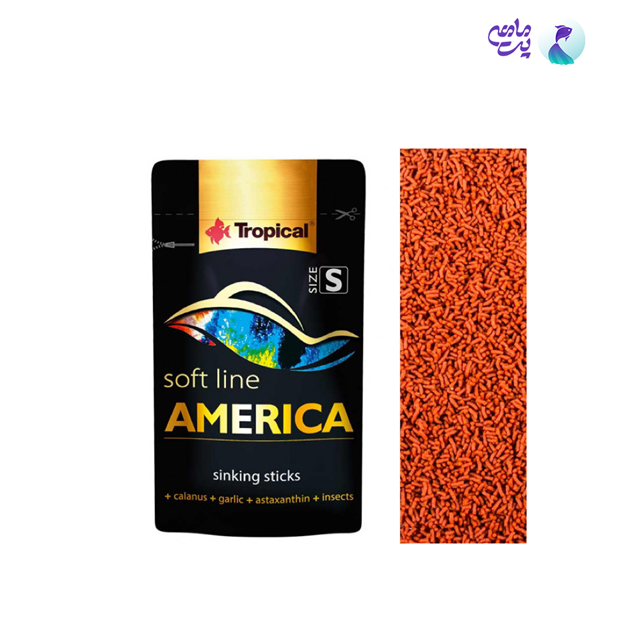 غذای سافت لاین تروپیکال مدل Soft Line America وزن 10 گرم (ساشه ای)