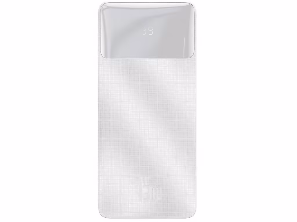 پاوربانک 10000 بیسوس Baseus Bipow Digital Display PPBD10 PPDML-I02 توان 15 وات (سفید)