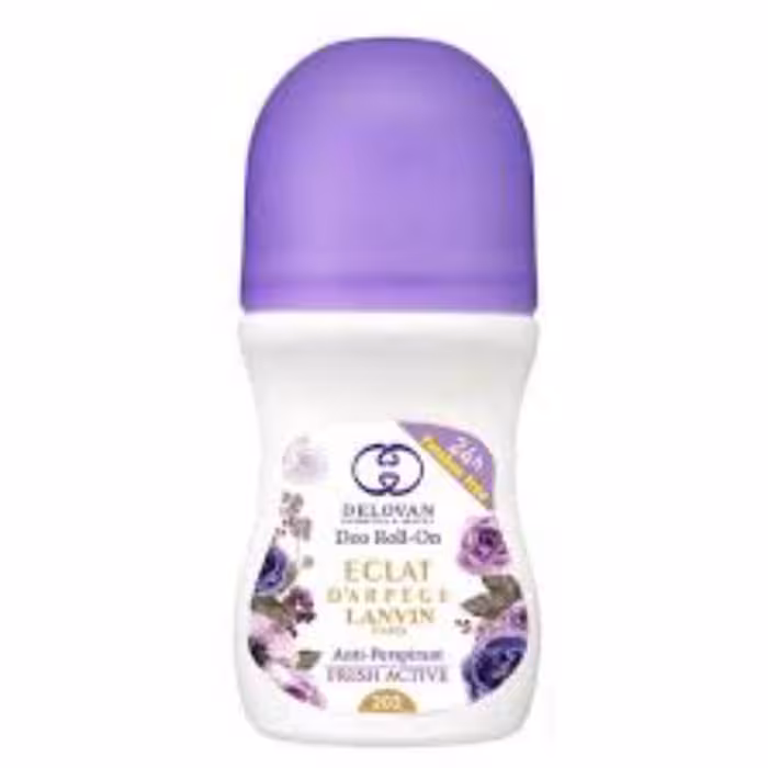 رول ضد تعریق زنانه دلوان مدل اکلت حجم 50 میلی لیتر