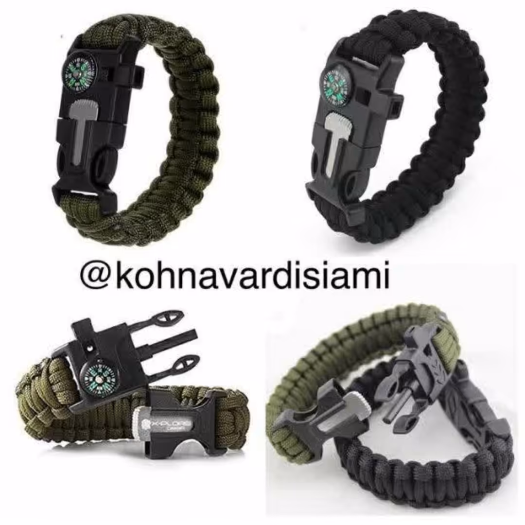 دستبند پاراکورد چخماقی 