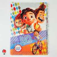 دفتر مشق 50 برگ سیمی طرح لوکا جلد طلقی آپادانا