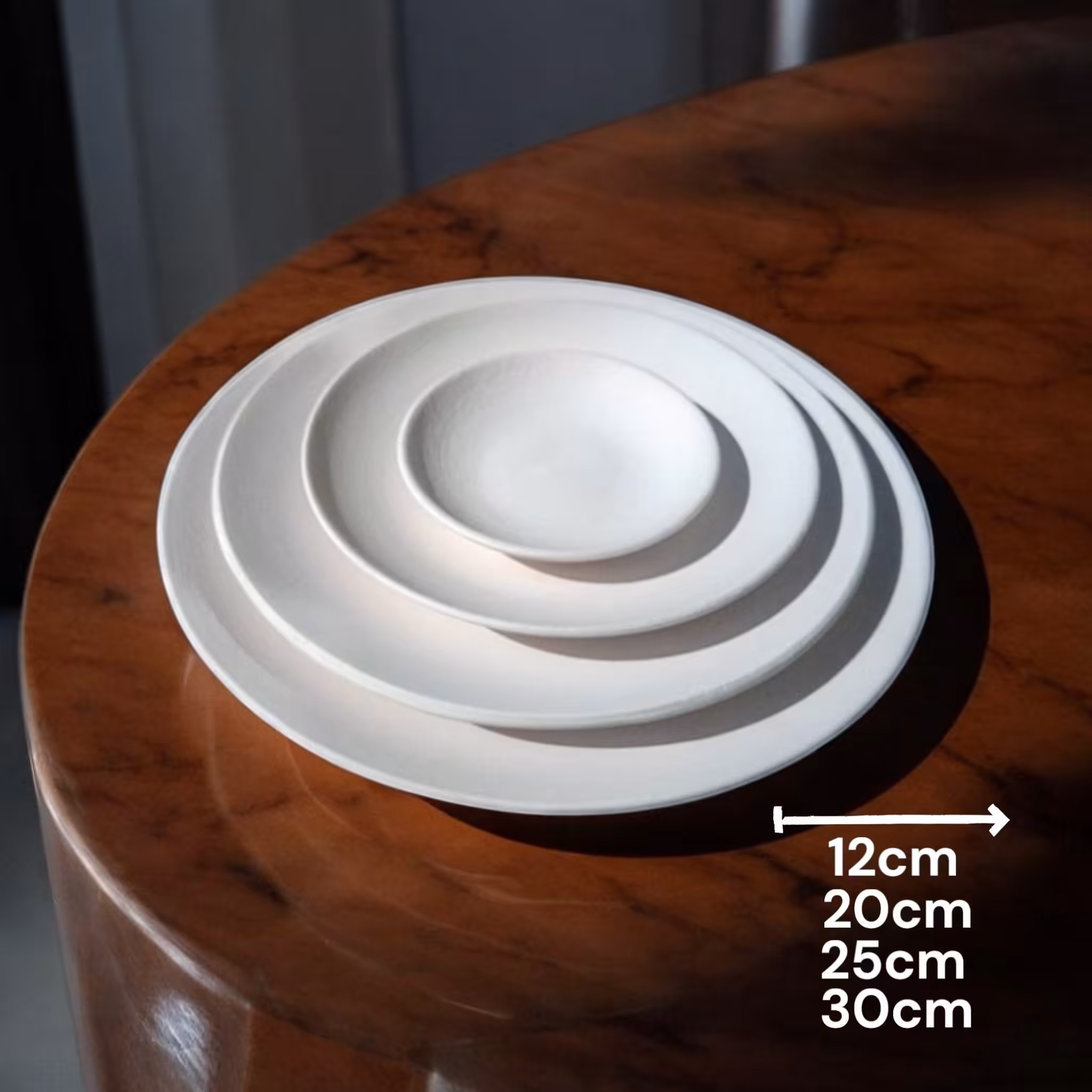 بشقاب سرامیک  سایز 20 سانتیمتر 18 عددی