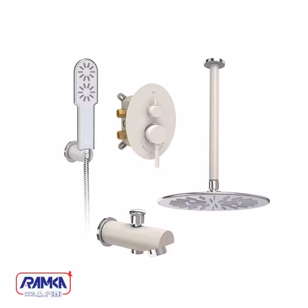 شیر حمام توکار شودر مدل روگن کلاس 4