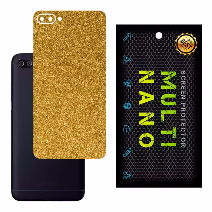 برچسب پوششی MultiNano مدل X-G1F-Gold برای پشت موبایل ایسوس Zenfone 4 Max 5.5