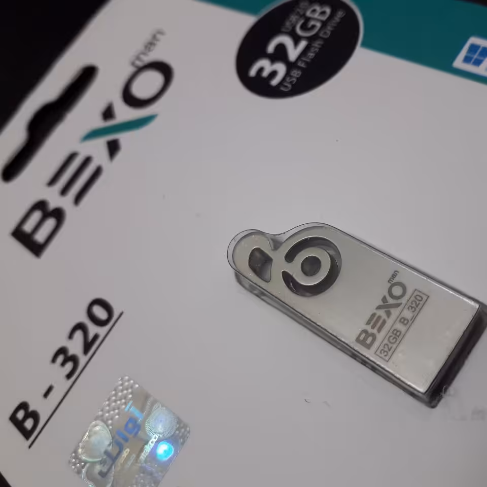 فلش  32 گیگ بکسو مدل 320 طراحی خاص و زیبا استیل