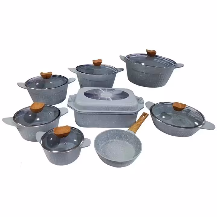 خرید و قیمت سرویس قابلمه 15 پارچه  دسینی مدل ولنتینا پلاس