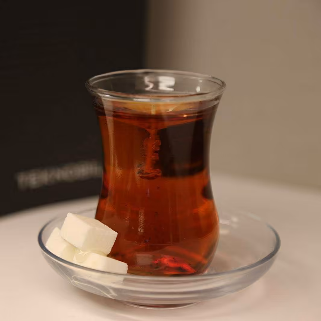 شمع طرح چای مدل کمر باریک ( شمع چای )