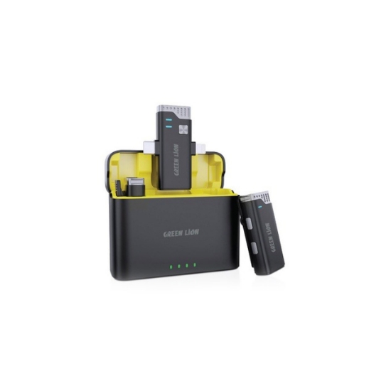 میکروفن یقهای Type-C و Lightning گرین لاین مدل GN2IN1MIC360D