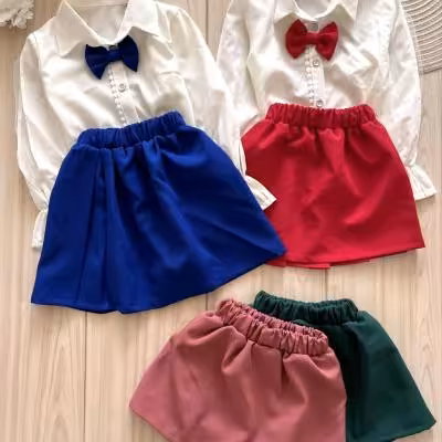 شومیز دامن پاپیون