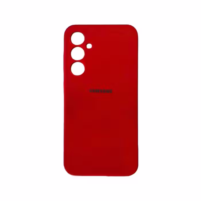 کاور سیلیکونی پاک کنی SAMSUNG S23 FE رنگ قرمز تیره