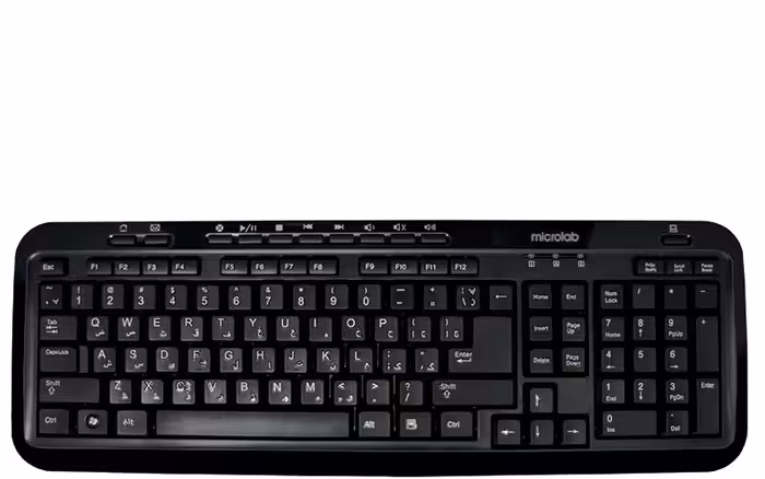 کیبورد با سیم میکرولب مدل بی پی 6308