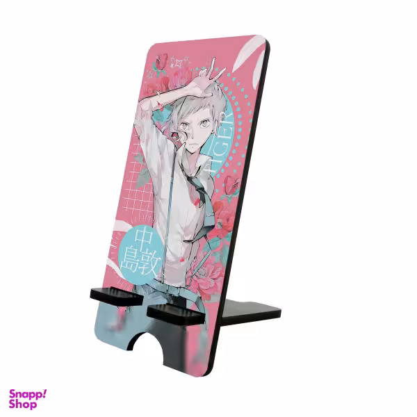 پایه نگهدارنده گوشی موبایل و تبلت مدل پایه نگهدارنده چوبی