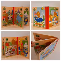 کتاب پازلی چوبی13