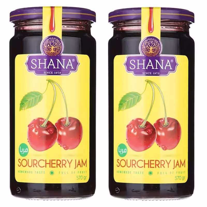 مربا آلبالو شانا - 570 گرم بسته 2 عددی