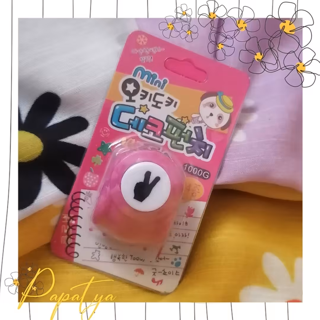 پانچ دستی کوچک پانچ فانتزی مینی پانچ  رنگی مدل دست صورتی