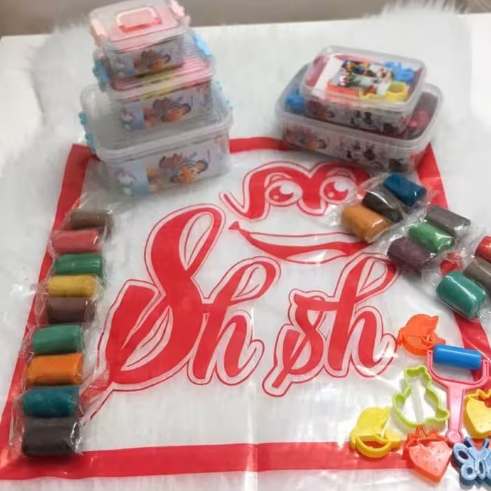 خرید خمیر بازی ارگانیک طبیعی 4 رنگ 