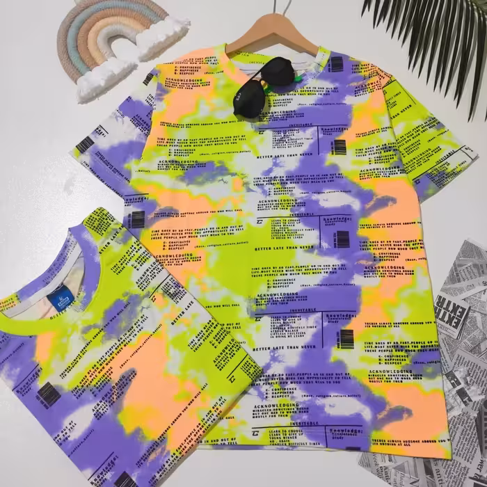 تیشرت نخ پنبه بچگانه و نوجوان 