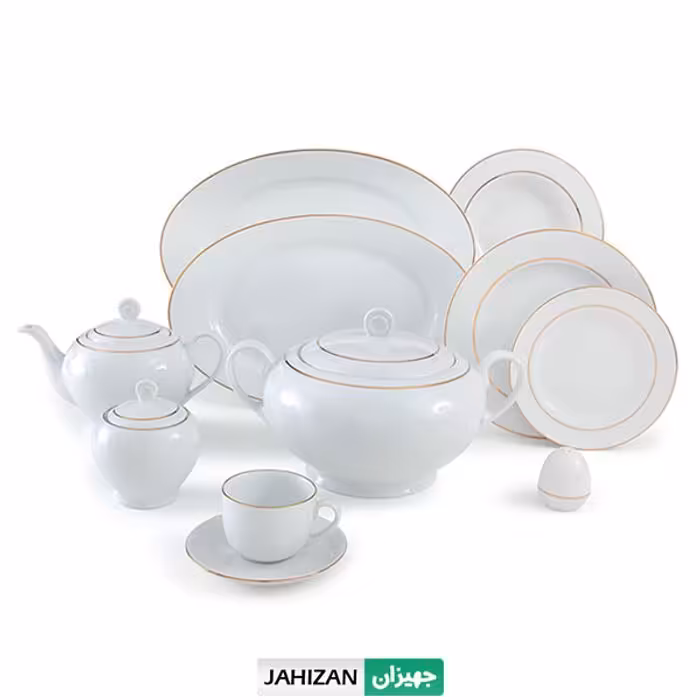 سرویس چینی زرین 102پارچه زرین سری سری ایتالیا