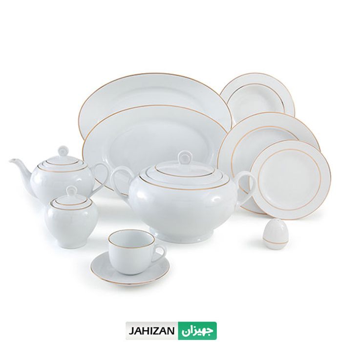 سرویس چینی زرین 102پارچه زرین سری سری ایتالیا
