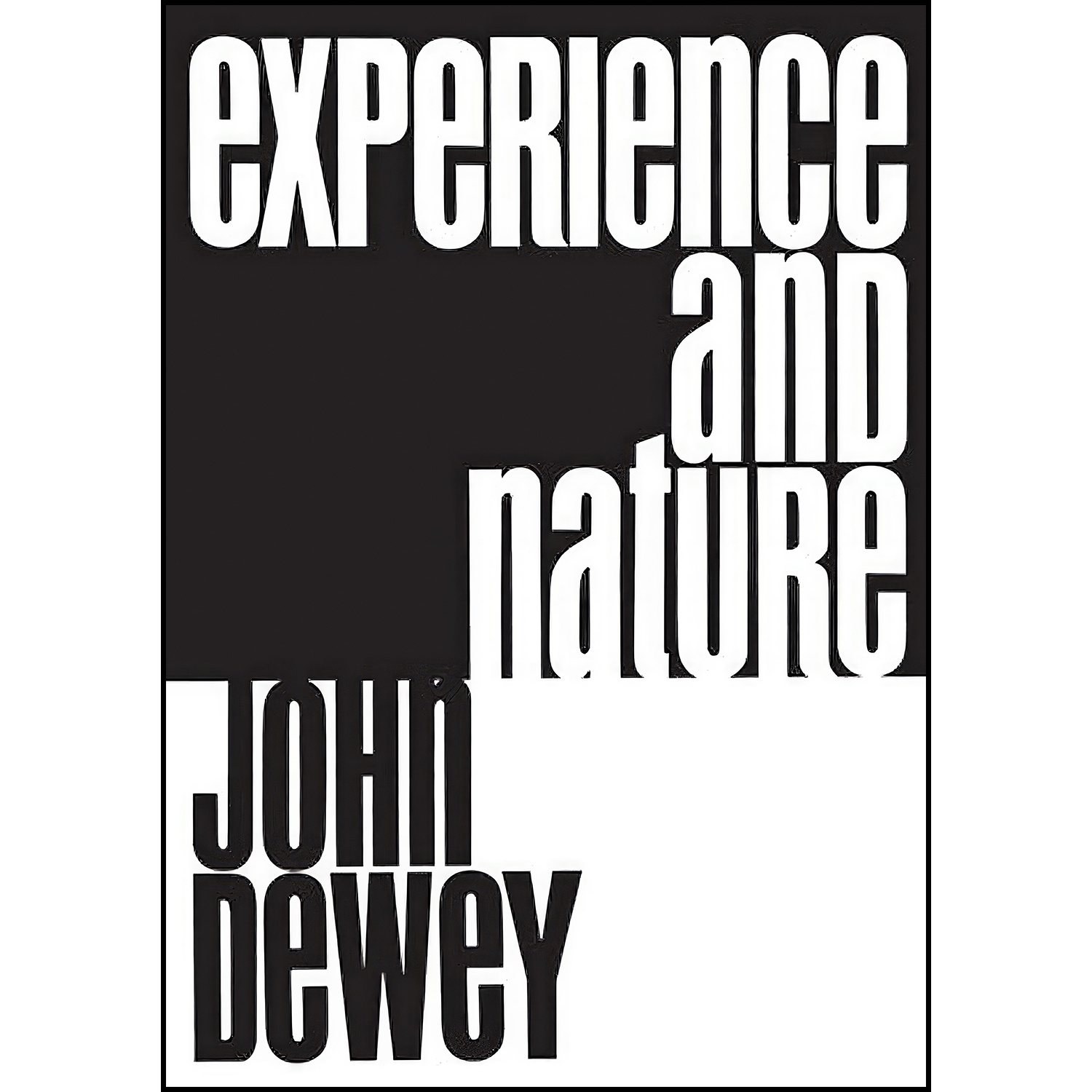 کتاب زبان اصلی Experience and Nature اثر John Dewey انتشارات Dover Publications