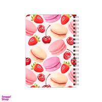 دفترچه یادداشت بامبیلیپ مدل چوبی طرح ماکارون و توت فرنگی کد 3256686