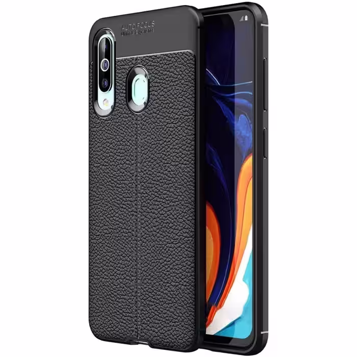 قاب طرح چرم گوشی سامسونگ A60 - M40
