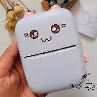 مینی پرینتر حرارتی ( دارای 2 رنگ صورتی و آبی)