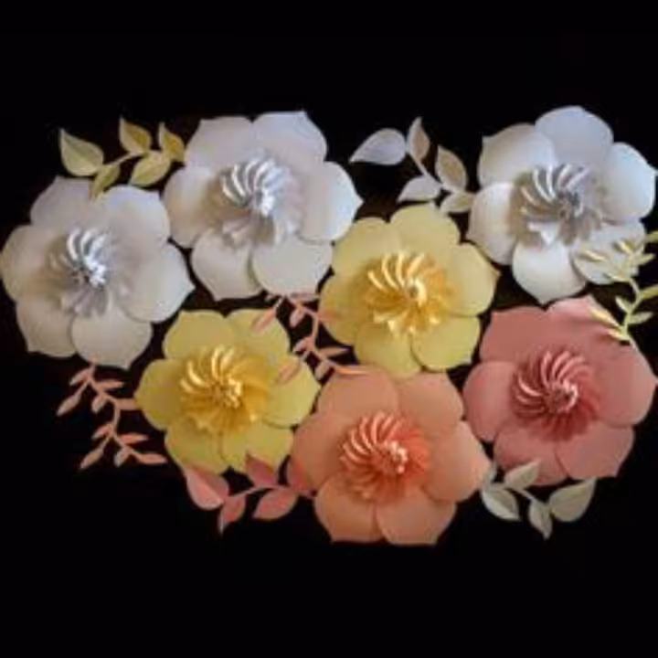گل دکوراتیو کاغذی