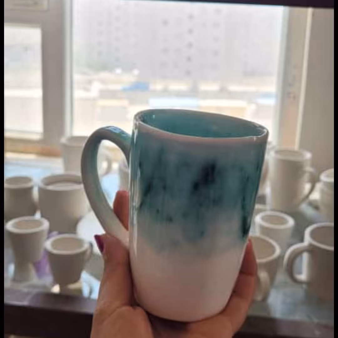 لیوان دو رنگ 