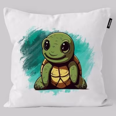 کوسن کودک طرح لاکپشت