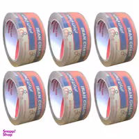 چسب نواری ایران چسب مدل L4 عرض 5 سانتی متر مجموعه 6 عددی