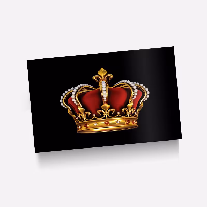 استیکر(برچسب) کارت عابر بانک-طرح king-کد15-سفارشی