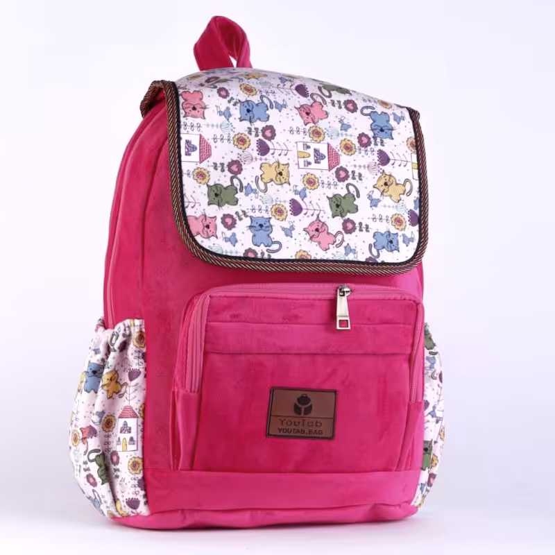 کوله پشتی آریو طرحدار یوتاب با پارچه میکرو درجه یک و فینو و چرم دوزی داخل کیف مدل 7050