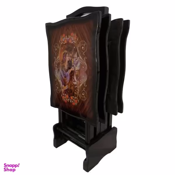 میز عسلی مدل فرشته کد F12 مجموعه 4 عددی