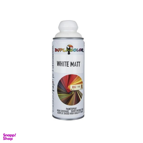 اسپری دوپلی کالر (Dupli Color) رنگ سفید مات حجم 400 میلی لیتر