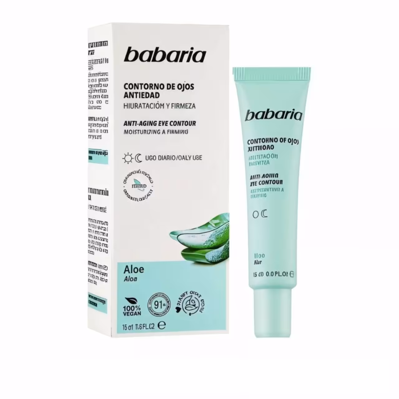 کرم دورچشم آلوئه ورا ضد چروک باباریا حجم 15 میلی لیتر