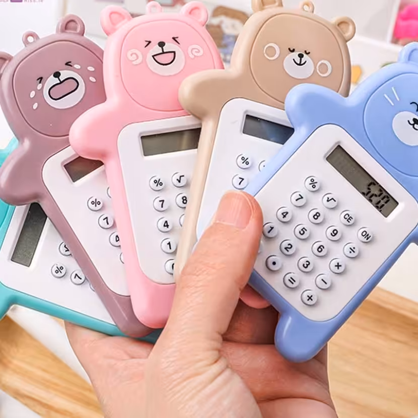 ماشین حساب فانتزی خرسی