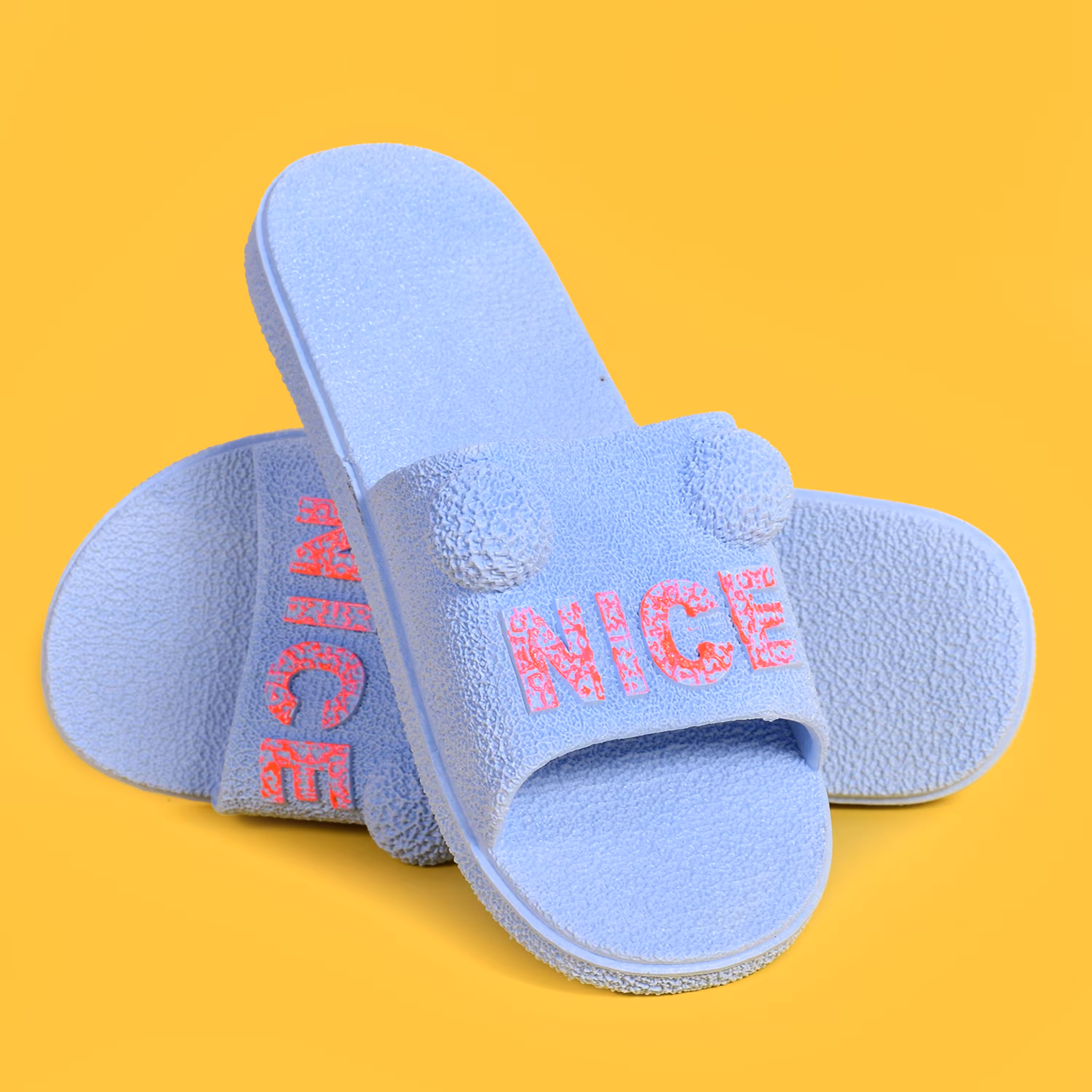 دمپایی زنانه نیکتا 009 کد 2046  آبی