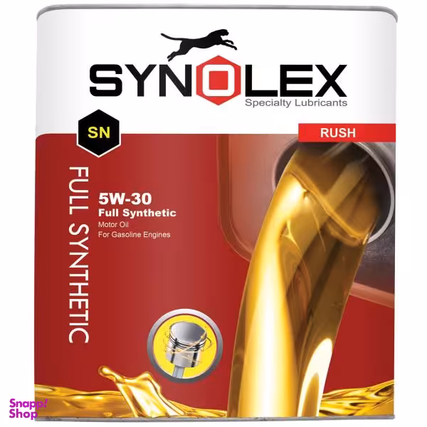 روغن موتور خودرو سینولکس مدل راش 5W-30 SN ظرفیت 5 لیتر