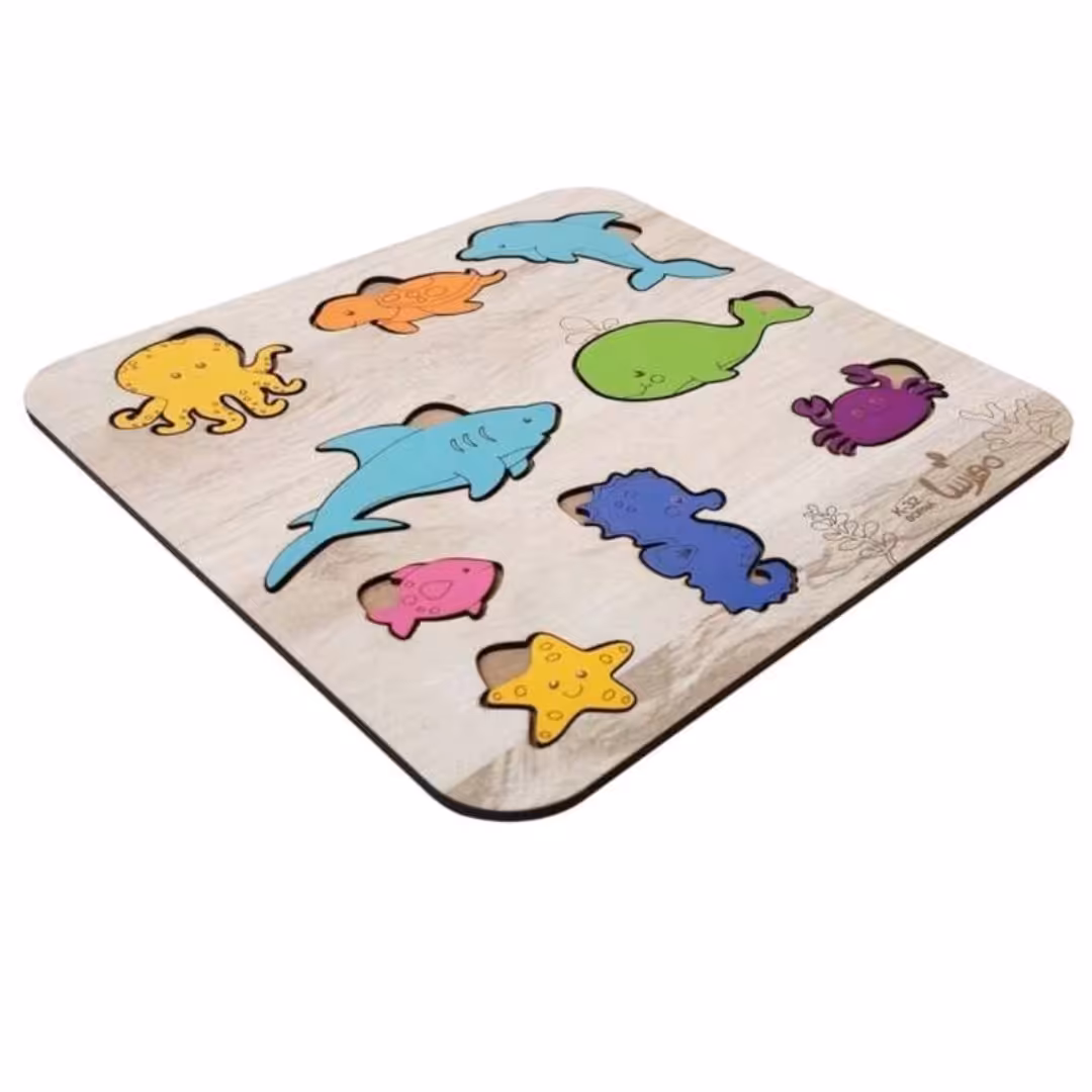 بازی آموزشی جورچین طرح آبزیان 